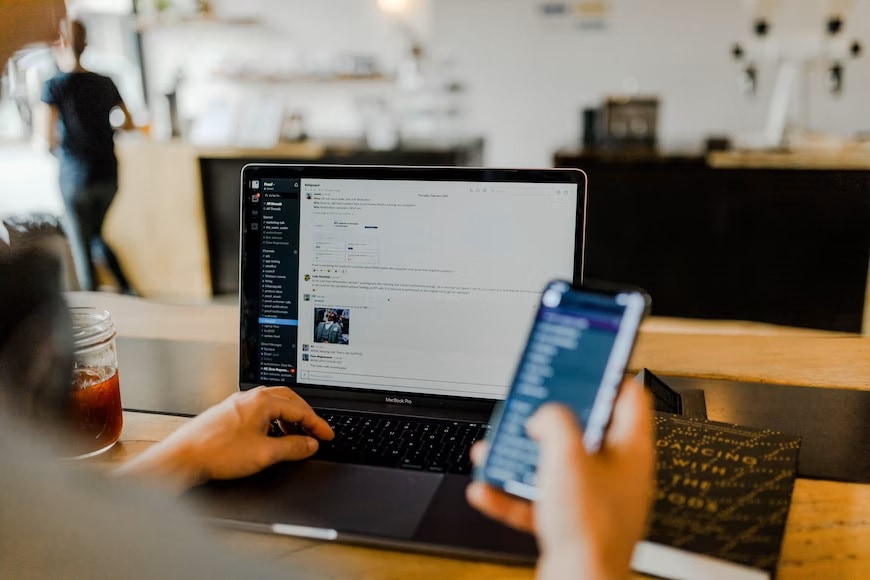 A person checking his wordpress website - Yukthi mail